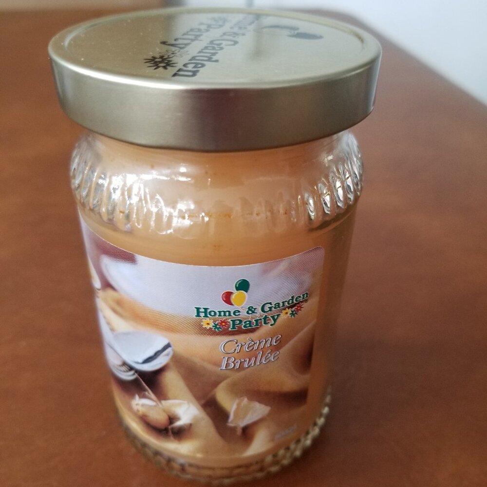 Home & Garden Party Creme Brulee Jar Candle